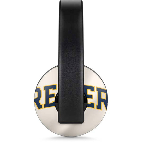 MLB Milwaukee Brewers Home Jersey PlayStation 4 Gold Wireless Headset Skin