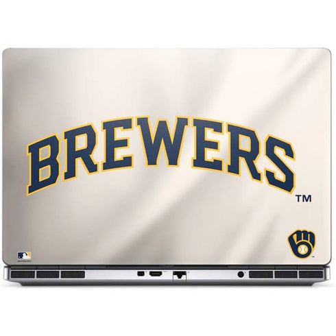 MLB Milwaukee Brewers Home Jersey Dell Precision Skin