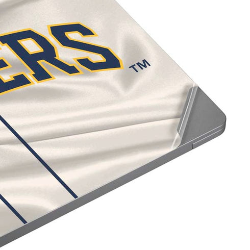 MLB Milwaukee Brewers Home Jersey Laptop Skins