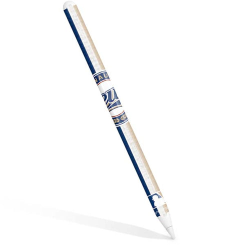 MLB Milwaukee Brewers Split Apple Pencil (2nd Gen 2019) Skin