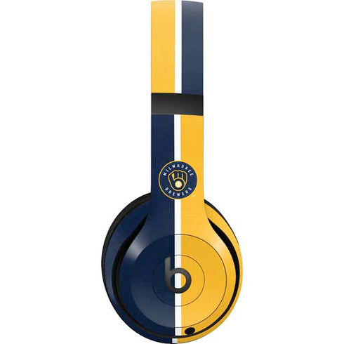 MLB Milwaukee Brewers Split Beats Studio Pro Wireless Headphones Skin
