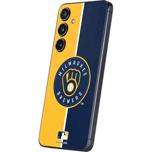 MLB Milwaukee Brewers Split Galaxy A16 5G Skin