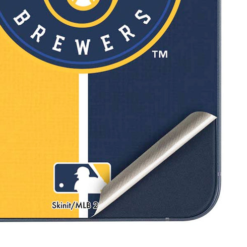 MLB Milwaukee Brewers Split Galaxy A35 5G Skin