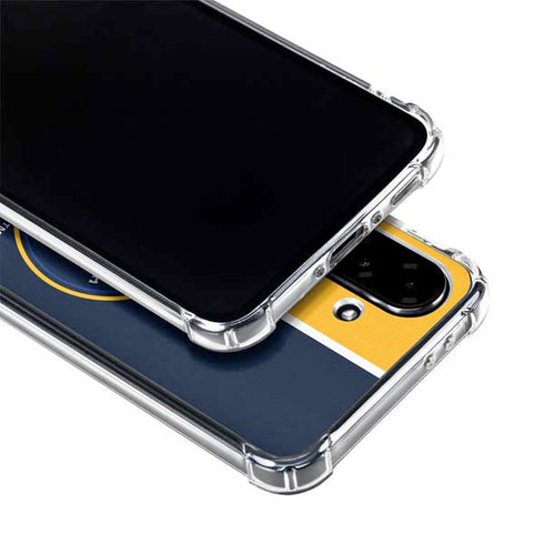 MLB Milwaukee Brewers Split Galaxy A36 5G Clear Case