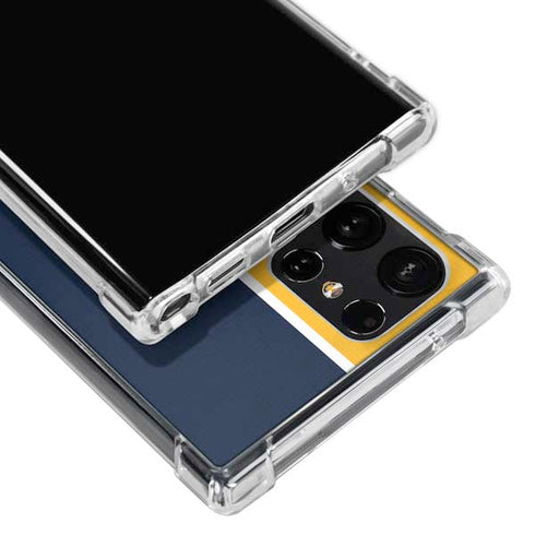 MLB Milwaukee Brewers Split Galaxy S23 Ultra Clear Case