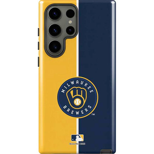 MLB Milwaukee Brewers Split Galaxy S23 Ultra Pro Case