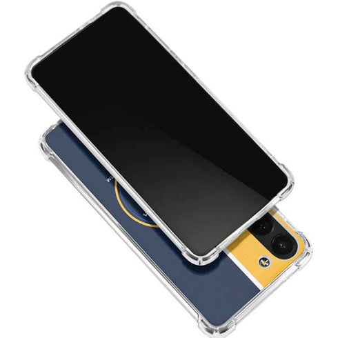 MLB Milwaukee Brewers Split Galaxy S24 FE Clear Case