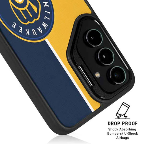 MLB Milwaukee Brewers Split Galaxy S24 Ultra Kickstand Case