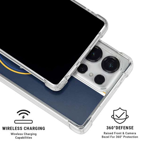 MLB Milwaukee Brewers Split Galaxy S26 Ultra Clear Case
