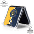 MLB Milwaukee Brewers Split Galaxy Z Flip7 Clear Case