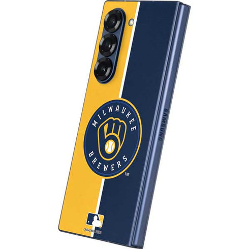 MLB Milwaukee Brewers Split Galaxy Z Fold6 Skin
