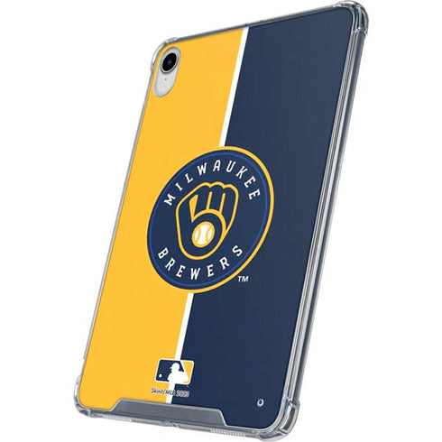 MLB Milwaukee Brewers Split iPad 11th Gen (2025) Clear Case