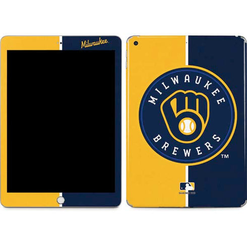 MLB Milwaukee Brewers Split Apple iPad Skin