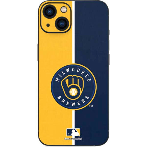 MLB Milwaukee Brewers Split iPhone Skins