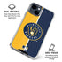 MLB Milwaukee Brewers Split iPhone 15 Clear Case