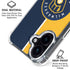 MLB Milwaukee Brewers Split iPhone 16 Plus Clear Case