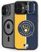 MLB Milwaukee Brewers Split iPhone 16 Plus Kickstand Case