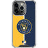 MLB Milwaukee Brewers Split iPhone 16 Pro Max Clear Case