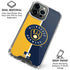 MLB Milwaukee Brewers Split iPhone 16 Pro Max Clear Case