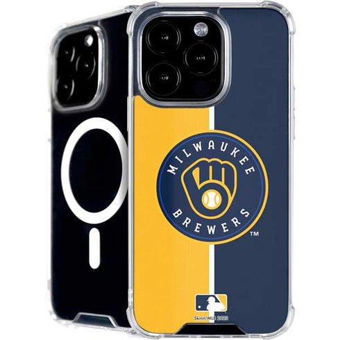 MLB Milwaukee Brewers Split iPhone 16 Pro Max MagSafe Case