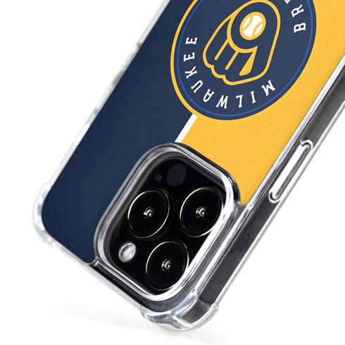 MLB Milwaukee Brewers Split iPhone 16 Pro Max MagSafe Case