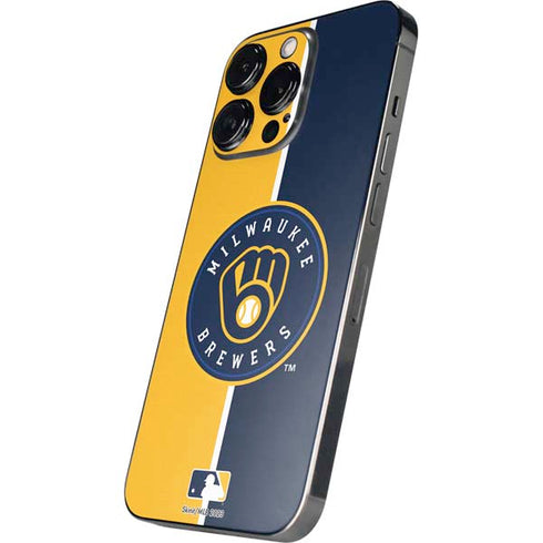 MLB Milwaukee Brewers Split iPhone 16 Pro Max Skin