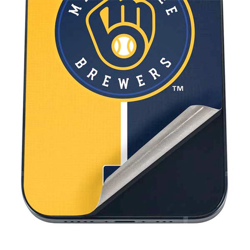 MLB Milwaukee Brewers Split iPhone 16 Skin