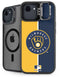 MLB Milwaukee Brewers Split iPhone 16e Kickstand Case