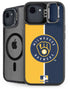 MLB Milwaukee Brewers Split iPhone 16e Kickstand Case