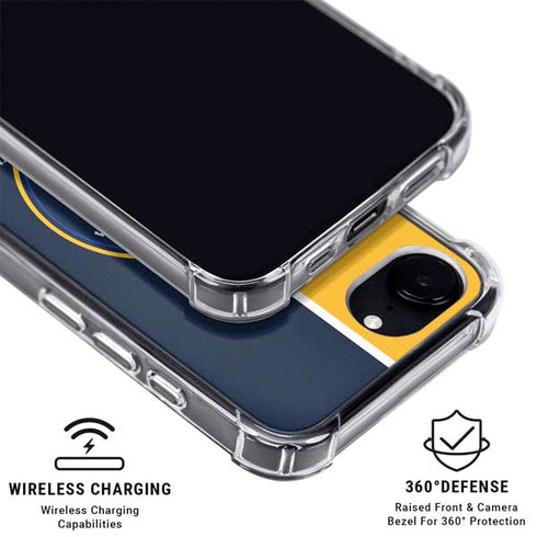 MLB Milwaukee Brewers Split iPhone 16e MagSafe Case