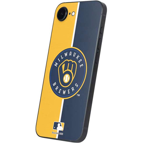 MLB Milwaukee Brewers Split iPhone 16e Skin