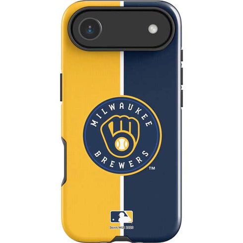 MLB Milwaukee Brewers Split iPhone 17 Air Impact Case