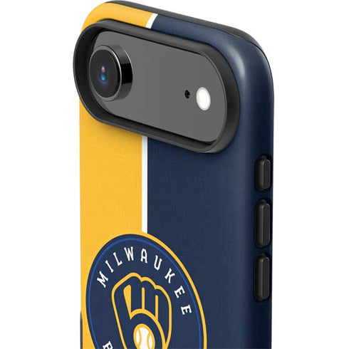 MLB Milwaukee Brewers Split iPhone 17 Air Impact Case