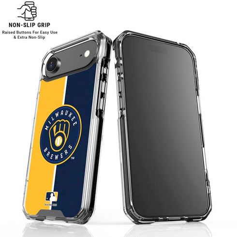 MLB Milwaukee Brewers Split iPhone 17 Air MagSafe Case