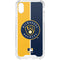 MLB Milwaukee Brewers Split iPhone XS Clear Case