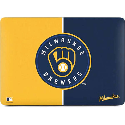 MLB Milwaukee Brewers Split Apple MacBook Air Skin