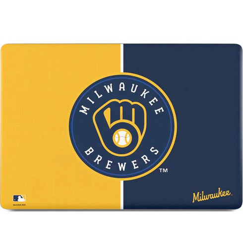 MLB Milwaukee Brewers Split MacBook Skins