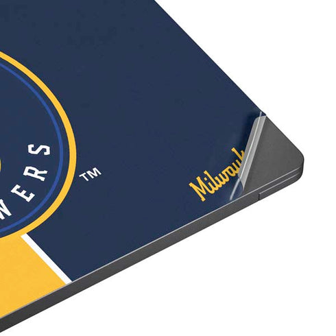 MLB Milwaukee Brewers Split Surface Laptop 7 13.8in Skin