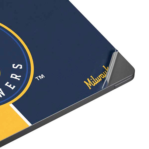 MLB Milwaukee Brewers Split Surface Laptop 7 15in Skin