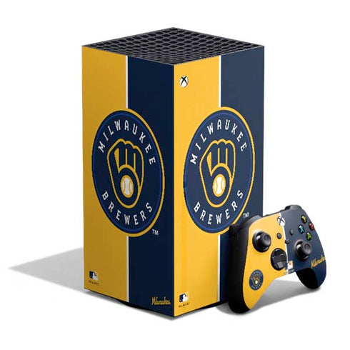 MLB Milwaukee Brewers Split XBox Series X Digital Edition Bundle Skin