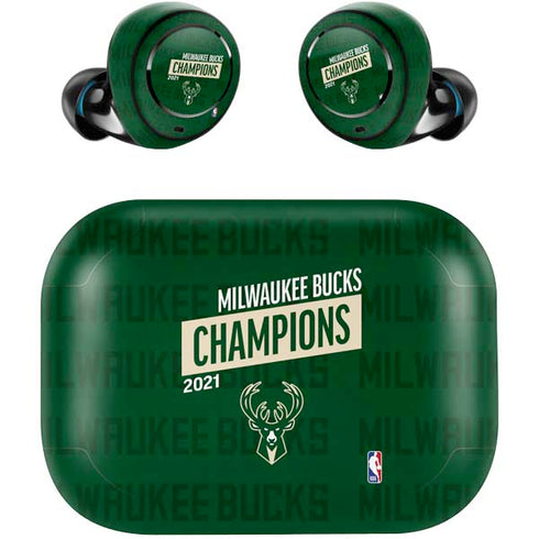 NBA Milwaukee Bucks 2021 Champions Amazon Echo Buds Skin