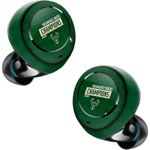 NBA Milwaukee Bucks 2021 Champions Amazon Echo Buds Skin