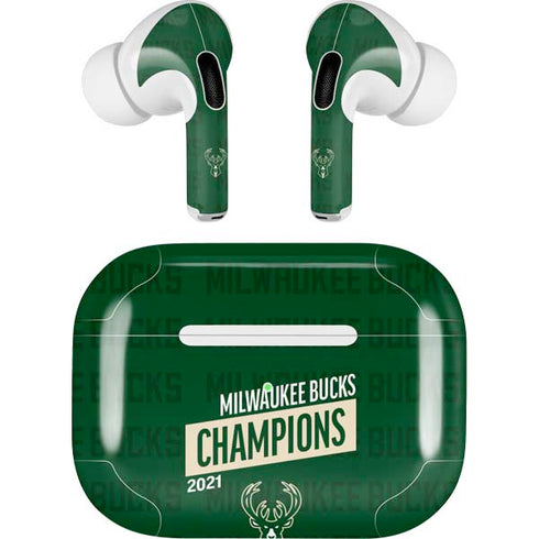 NBA Milwaukee Bucks 2021 Champions Apple AirPods Pro Skin