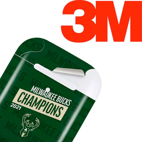 NBA Milwaukee Bucks 2021 Champions Apple AirPods Skin