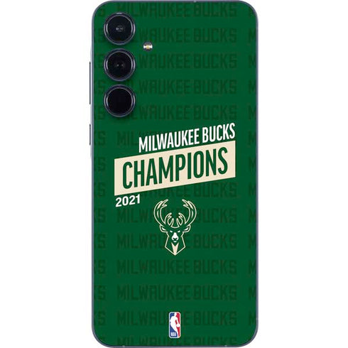 NBA Milwaukee Bucks 2021 Champions Galaxy A35 5G Skin