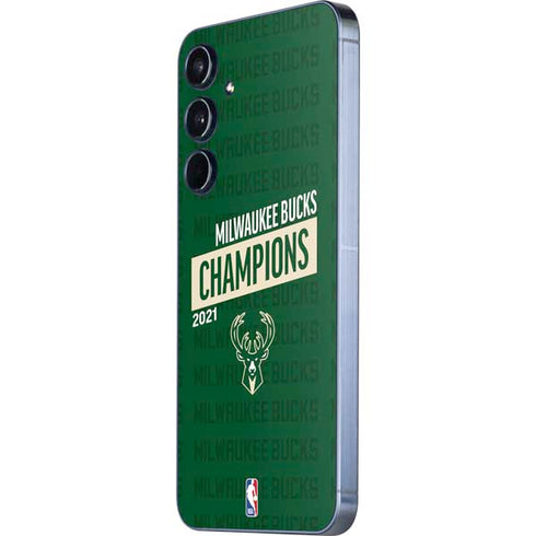 NBA Milwaukee Bucks 2021 Champions Galaxy A35 5G Skin