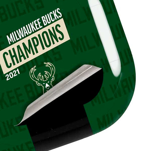 NBA Milwaukee Bucks 2021 Champions Galaxy Buds Live Skin