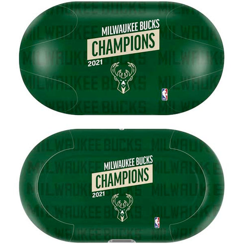 NBA Milwaukee Bucks 2021 Champions Galaxy Buds Plus Skin