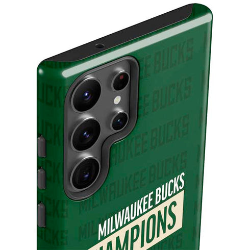NBA Milwaukee Bucks 2021 Champions Galaxy S23 Ultra Pro Case