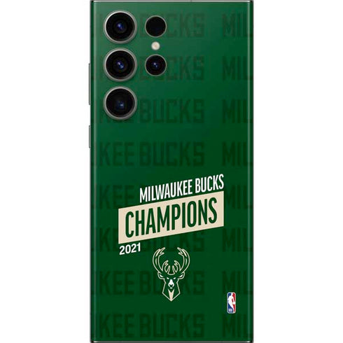NBA Milwaukee Bucks 2021 Champions Galaxy Skins